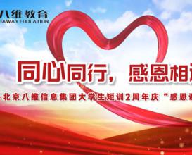 八維教育大學(xué)生短訓(xùn)“感恩謝師會”